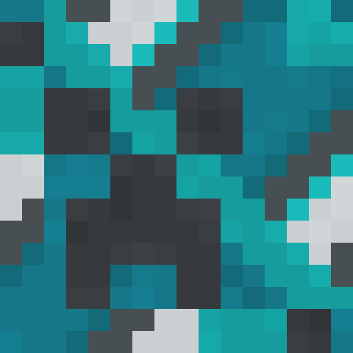 Cyan Glazed Terracotta