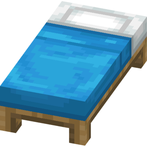 Light Blue Bed
