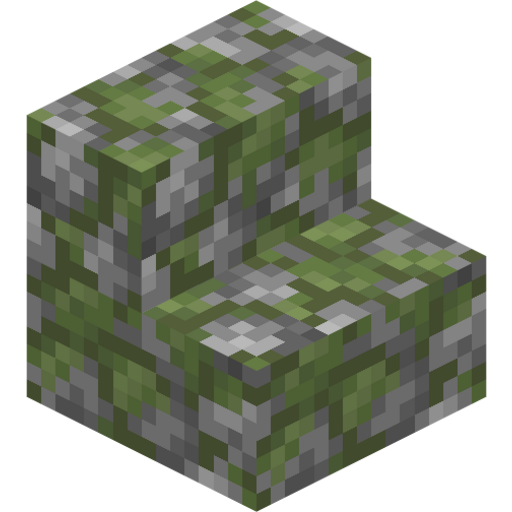 Mossy Cobblestone Stairs