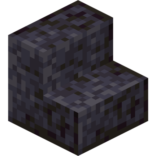 Polished Blackstone Stairs