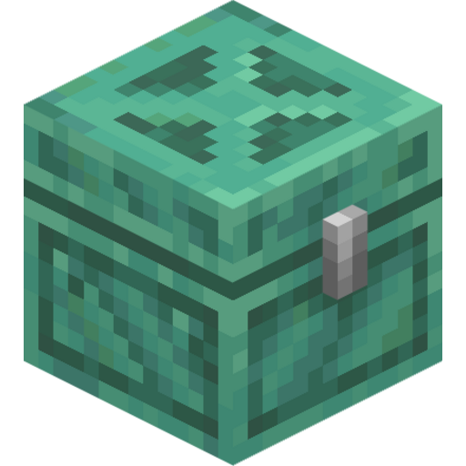 Waxed Oxidized Copper Chest