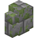 Mossy Stone Brick Wall
