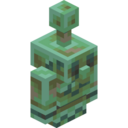 Waxed Weathered Copper Golem Statue